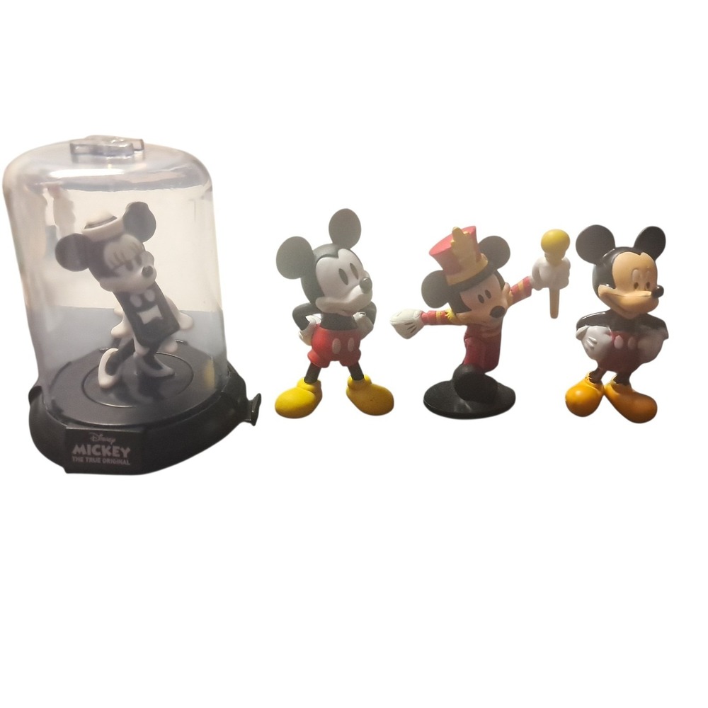 Mickey And Minnie Mouse Figures‎ Lot Of 4